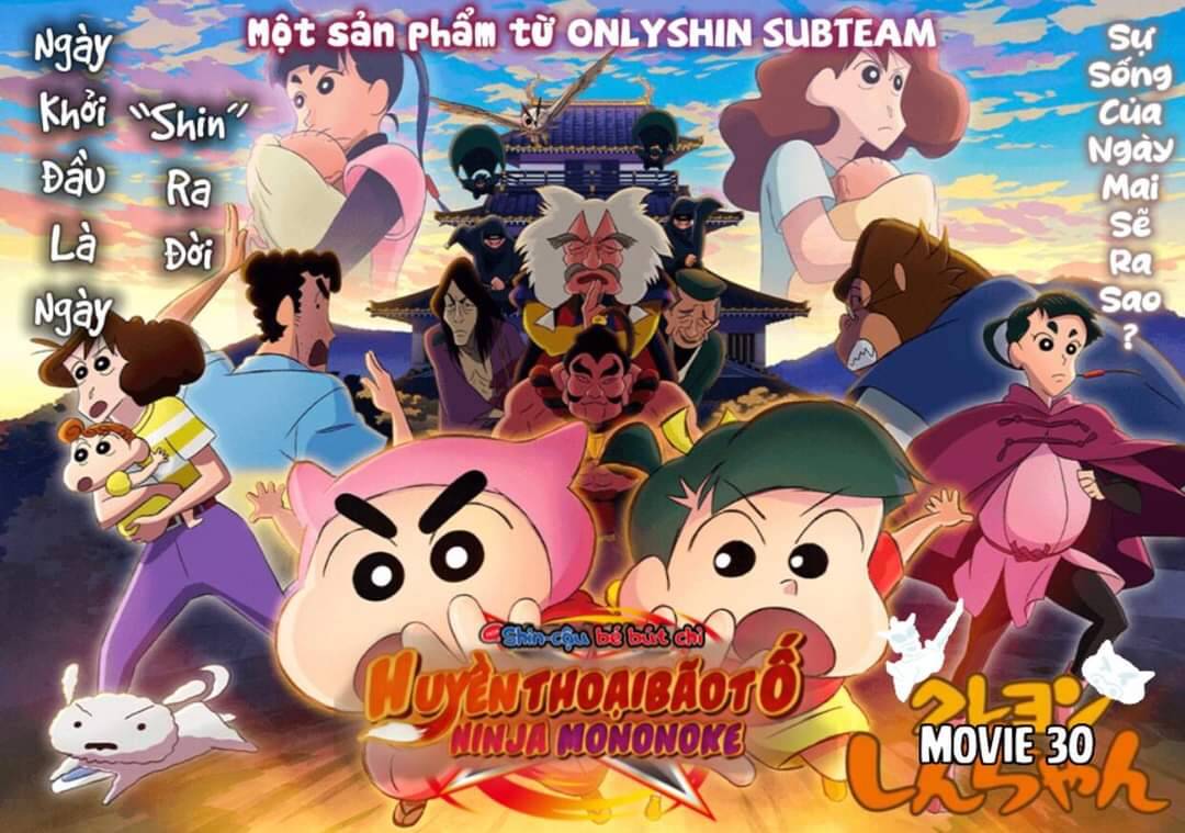 💥 Crayon Shin-Chan Movie 30: Huyền Thoại Bão Tố Ninja Mononoke [Vietsub]💥  💥 Crayon Shin-Chan Movie 30: Huyền Thoại Bão Tố Ninja Mononoke [Vietsub]💥  , 31 - Shinpo Official